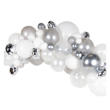Silver DIY Garland Balloons Kit 66pcs