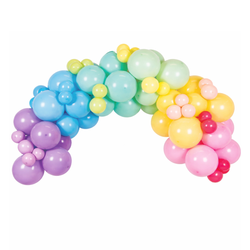 Pastel Multicolor DIY Garland Balloon Kit 4m, 48pcs