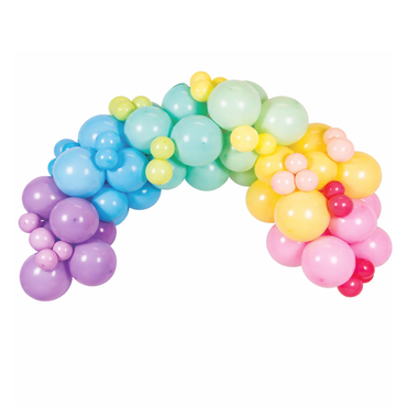 Pastel Multicolor DIY Garland Balloon Kit 4m, 48pcs
