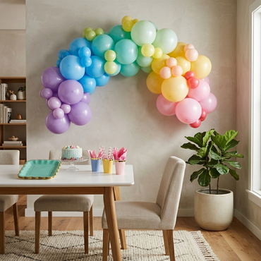 Pastel Multicolor DIY Garland Balloon Kit 4m, 48pcs