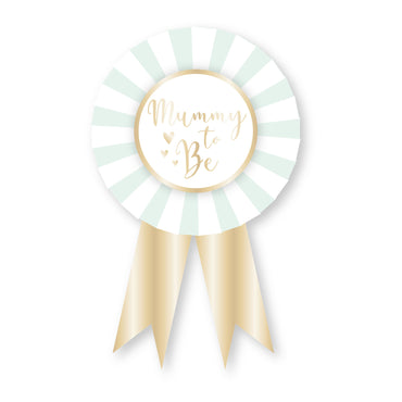 Ready To Pop Mummy To Be Rossette Ribbon