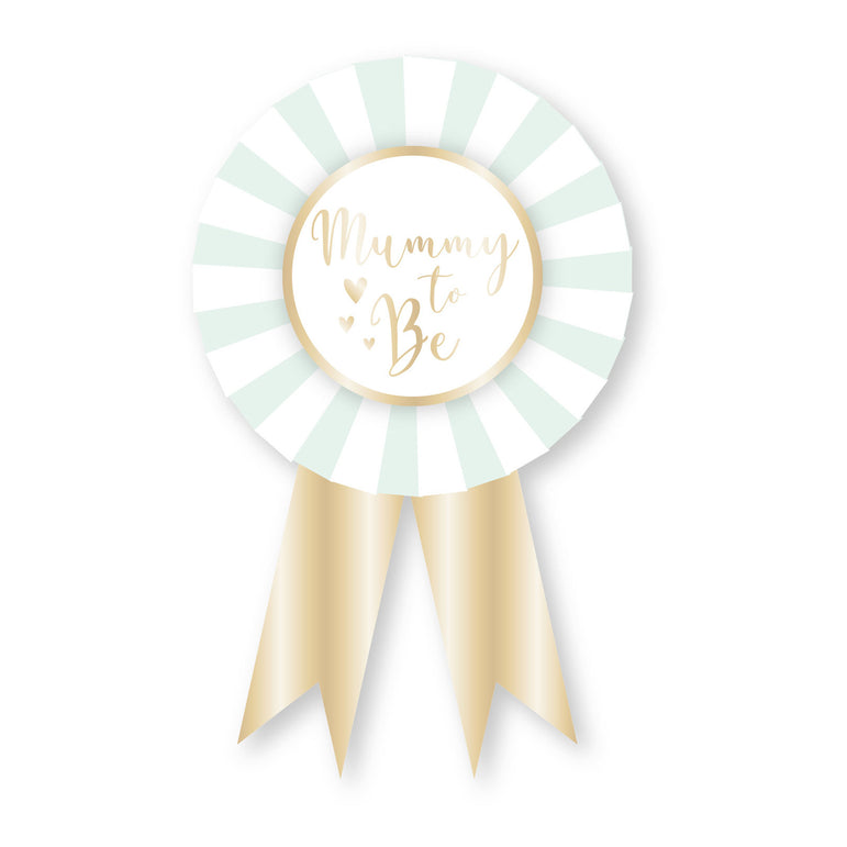 Ready To Pop Mummy To Be Rossette Ribbon