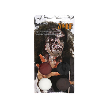 Halloween Aqua Zombie Face Paint Kit