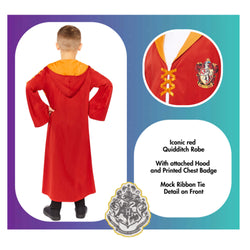 Child Gryffindor Quidd Robe Costume