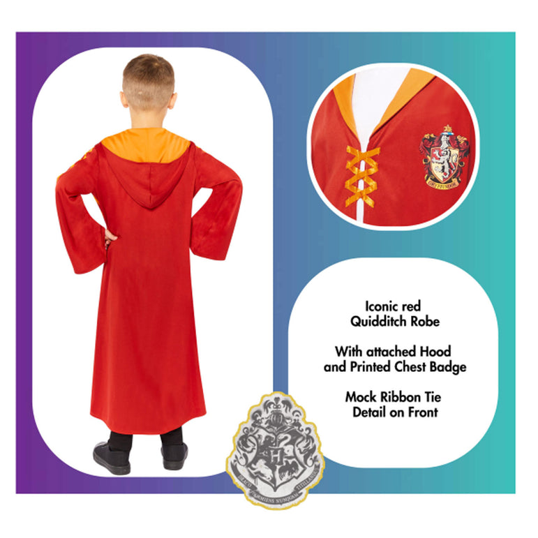 Child Gryffindor Quidd Robe Costume