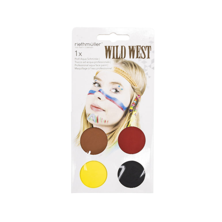 Halloween Aqua Cowboy Make Up Kit