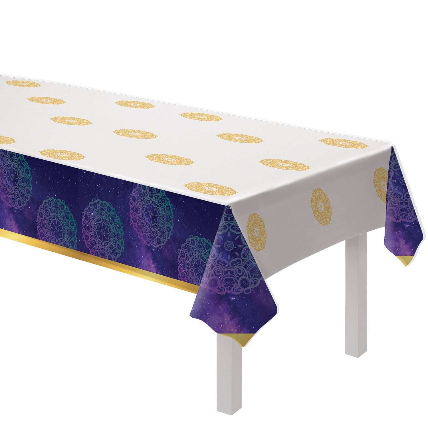 Eid Mubarak Opulent Paper Tablecover