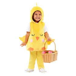 Child Easter Plush Chick Tabard Costume