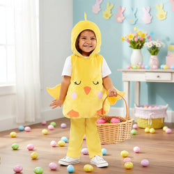 Child Easter Plush Chick Tabard Costume
