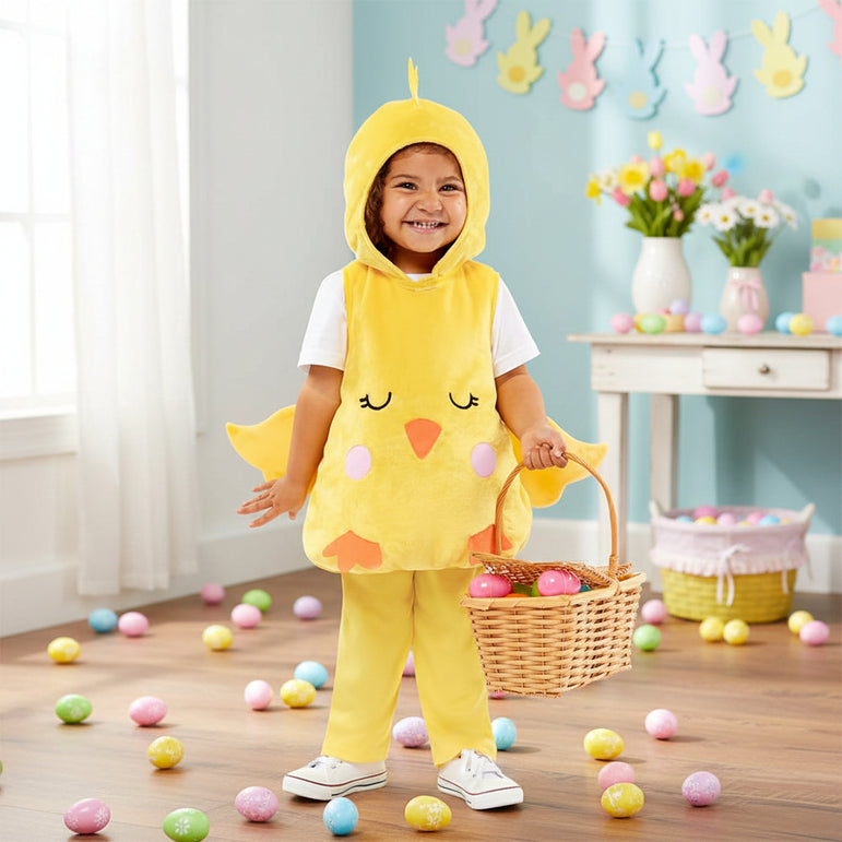 Child Easter Plush Chick Tabard Costume
