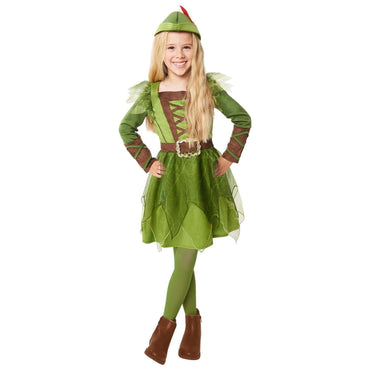 Child Peter Pan Girl Dress-Up Costume