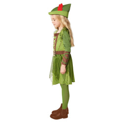 Child Peter Pan Girl Dress-Up Costume