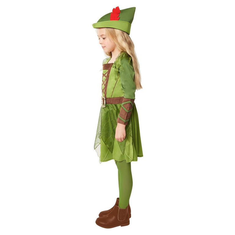 Child Peter Pan Girl Dress-Up Costume