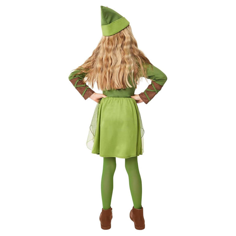 Child Peter Pan Girl Dress-Up Costume