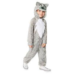 Child Wolf Onesie Dress-Up Costume