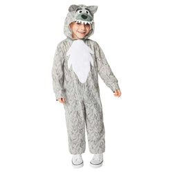 Child Wolf Onesie Dress-Up Costume