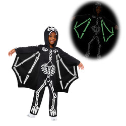 Child Skeleton Pterodactyl Glow-in-the-Dark Costume