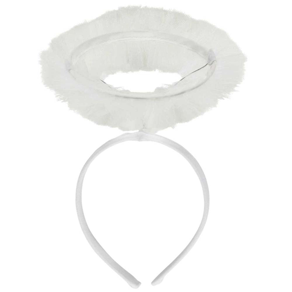 White Angel Halo Headband One Size