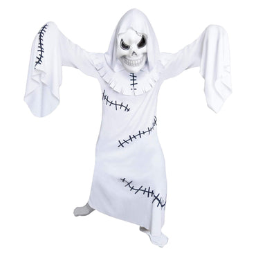 Child Ghastly Ghoul White Dress Costume