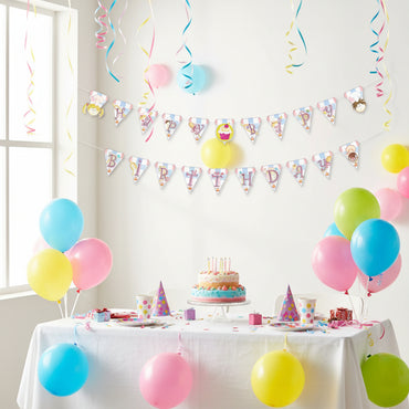 Little Cooks Birthday Pennant Banner 90cm x 16cm