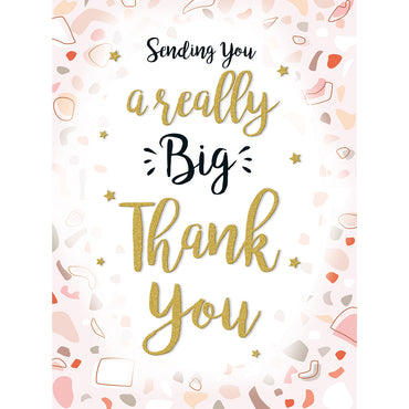 Thank You Terrazzo Greeting Card