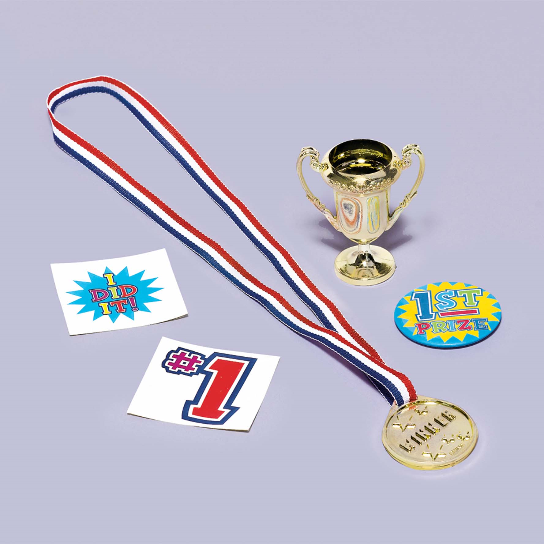 Awars Ribbons, Medals  & Trophies