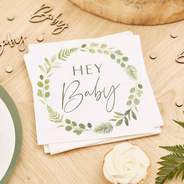 Botanical Baby Hey Napkins 16pcs