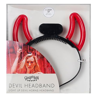 Halloween Light-Up Devil Horns Headband