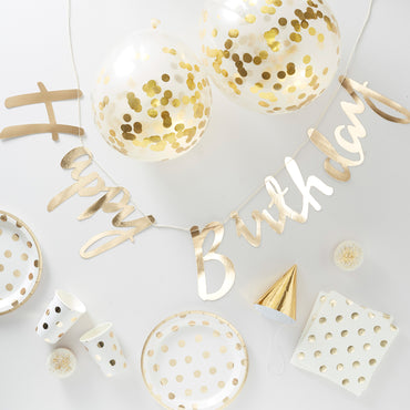 Gold Foiled Party In A Box