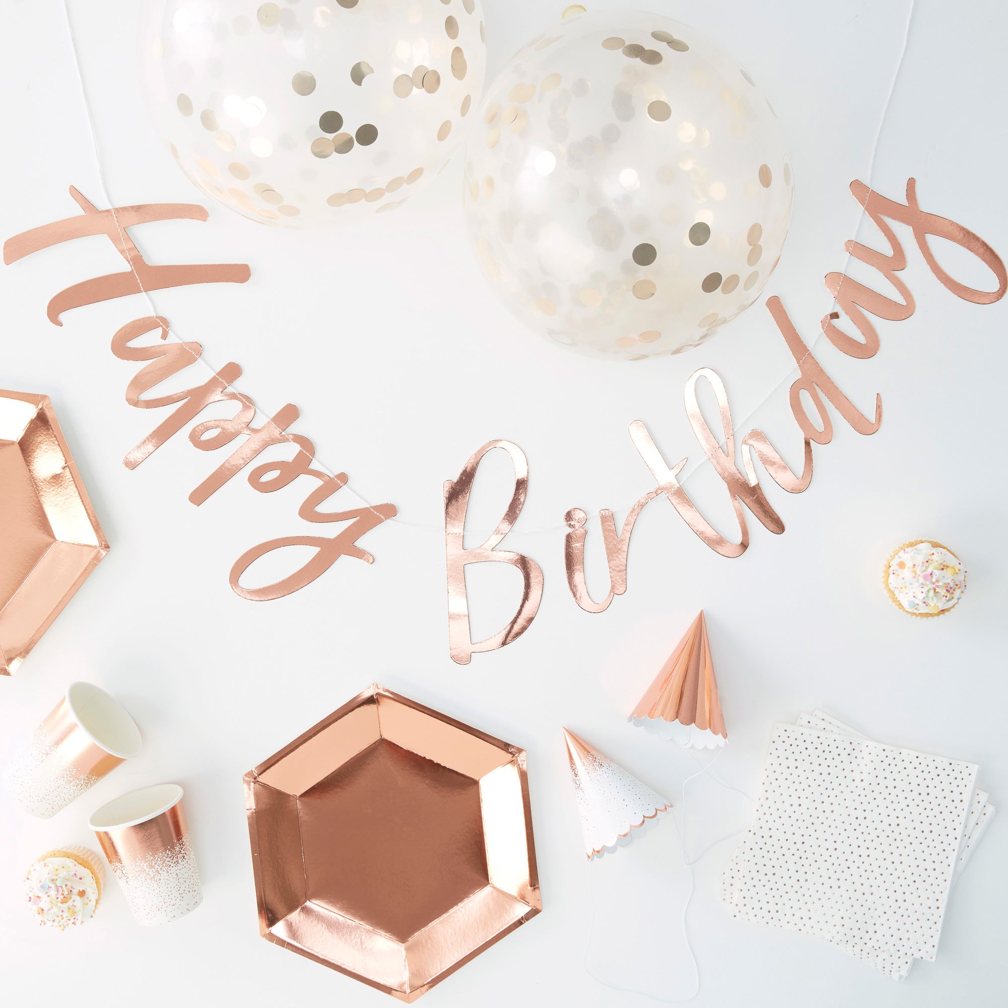Rose Gold Foiled Party In A Box