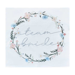 Boho Bride Lunch Napkins 16pcs