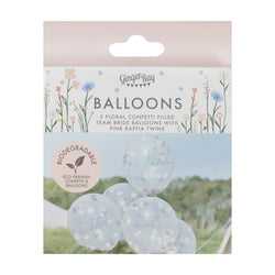 Boho Bride Latex Balloons Team Bride 12in, 5pcs