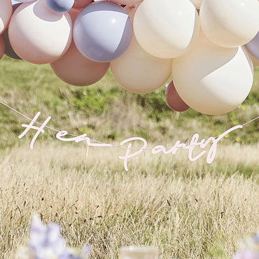 Boho Bride Banner Hen Party