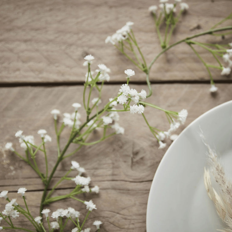 Botanical Wedding White Gypsophila Foliage Garland