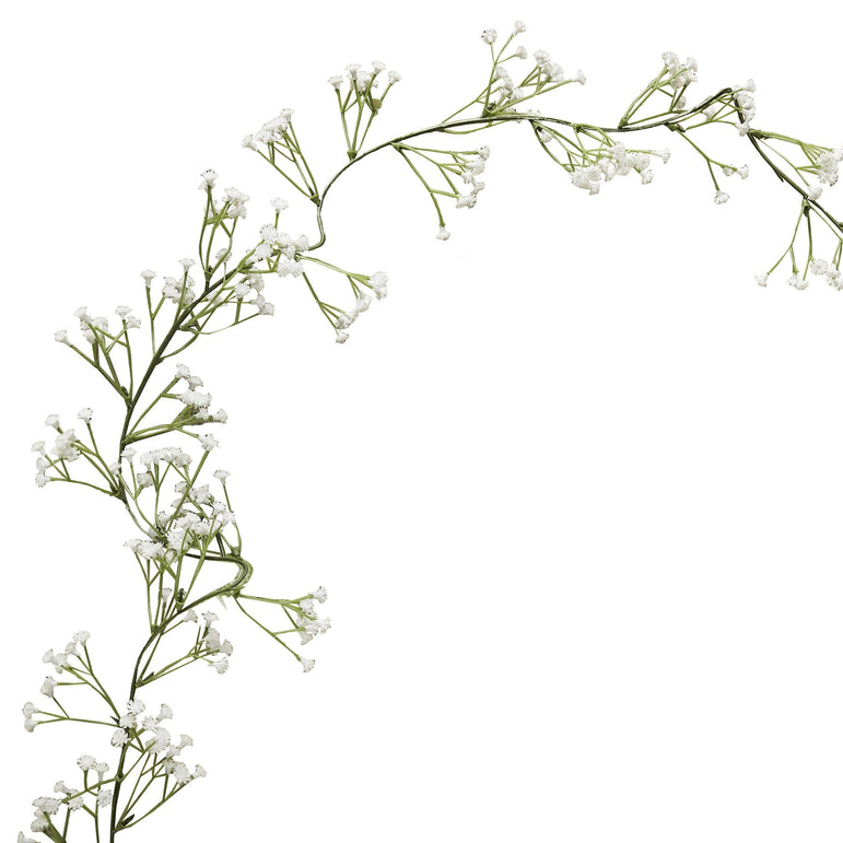 Botanical Wedding White Gypsophila Foliage Garland