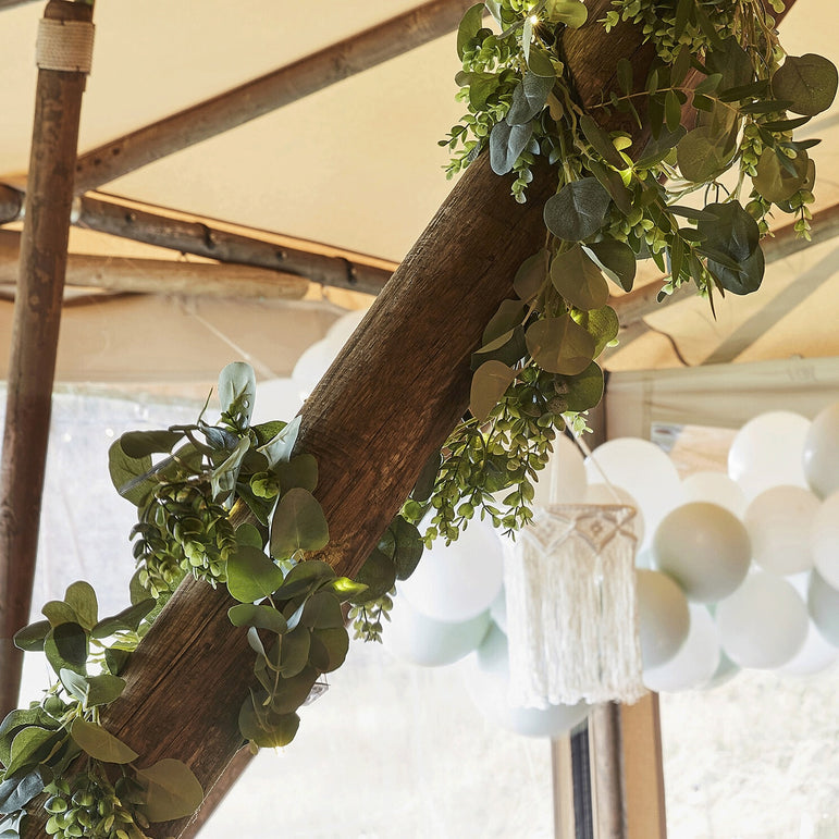 Botanical Wedding White Gypsophila Foliage Garland