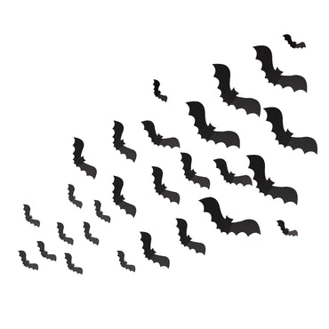 Halloween Bat Wall Decorations 30pcs