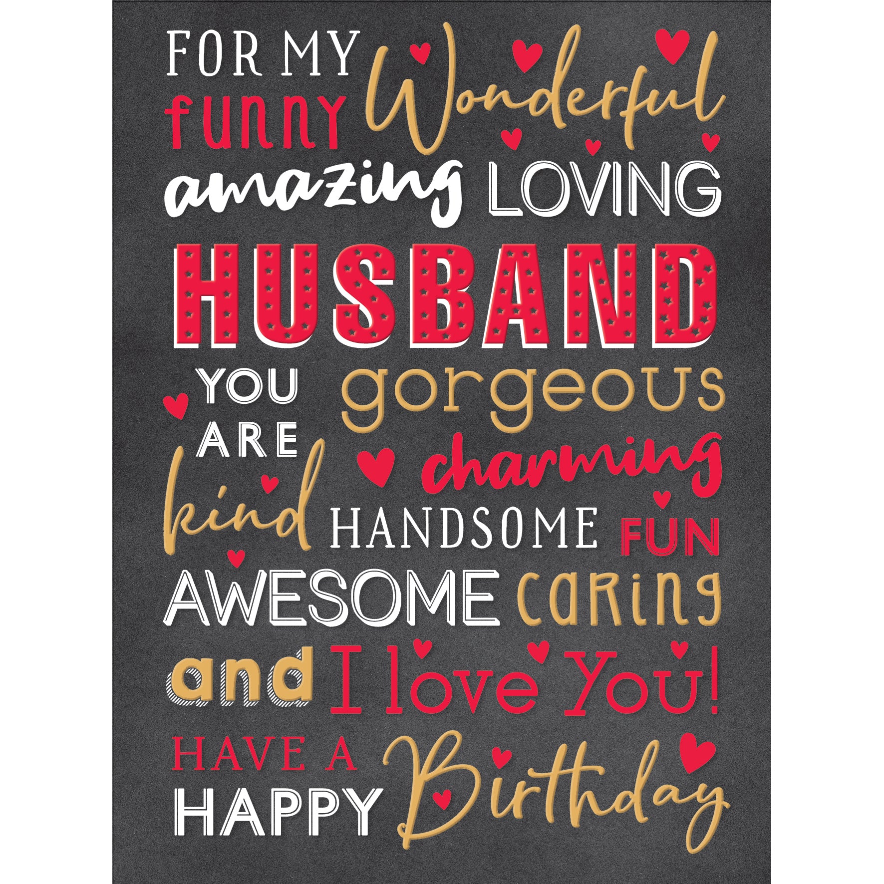Loving Husband Birthday Greeting Card