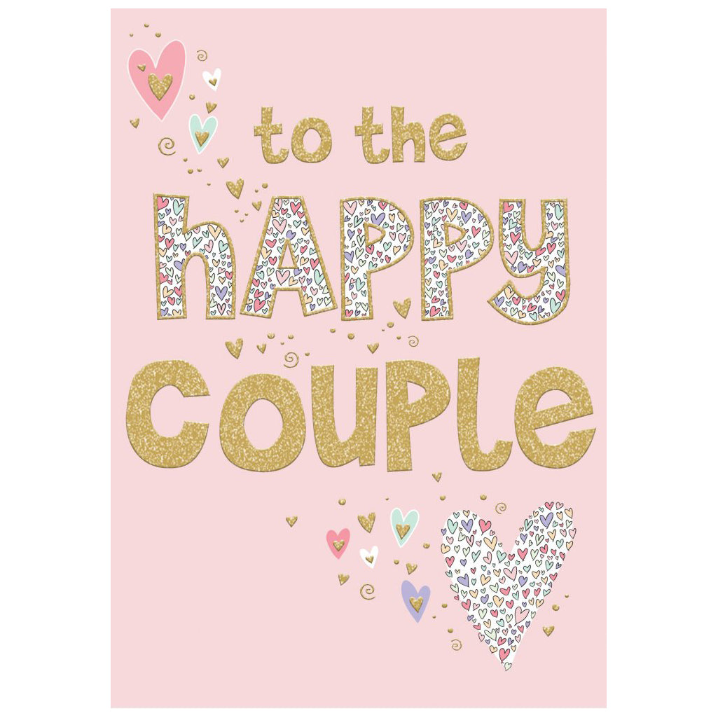 Huge Hugs Wedding Happy Couple Greeting Card 17.5in X 12.5in