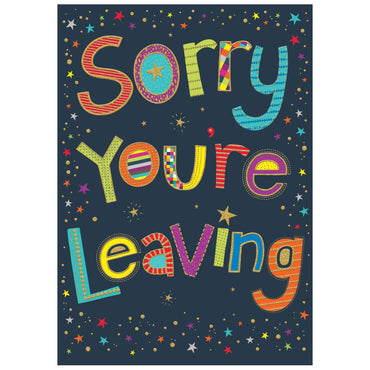 Huge Hugs Sorry You're Leaving Greeting Card 17.5in X 12.5in