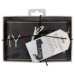 Black and Nude It's My Birthday Sash