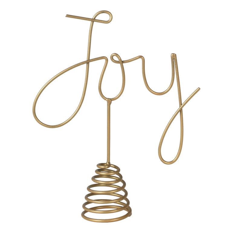 Joy Christmas Tree Topper