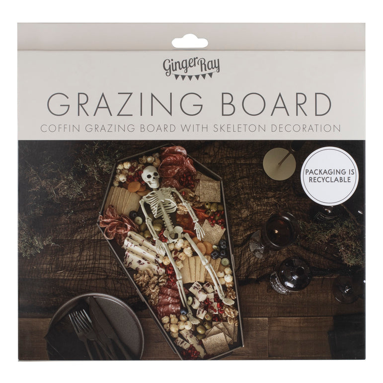 Halloween Black Coffin Grazing Board