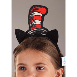 Child Dr. Seuss Cat in the Hat Glitter Headband