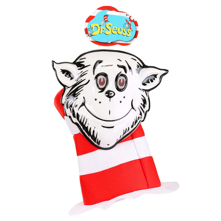 Child Dr. Seuss Cat in the Hat Vacuform Mask and Hat Kit