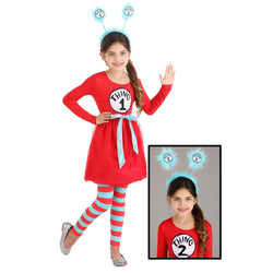 Child Dr. Seuss Thing 1 & 2 Girls Costume