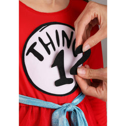 Toddler Dr. Seuss Thing 1 & 2 Girls Costume