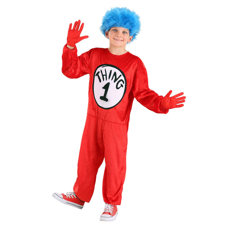 Child Dr. Seuss Thing 1 & 2 Boys Costume