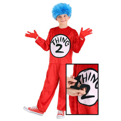 Child Dr. Seuss Thing 1 & 2 Boys Costume