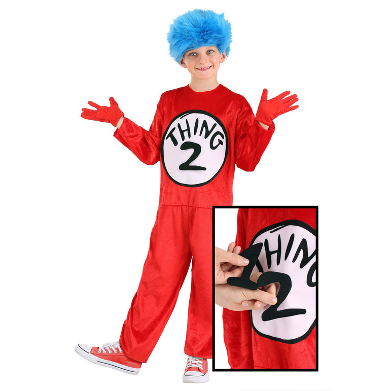 Child Dr. Seuss Thing 1 & 2 Boys Costume